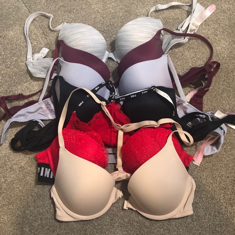 Bundle of Pink bras (32A)